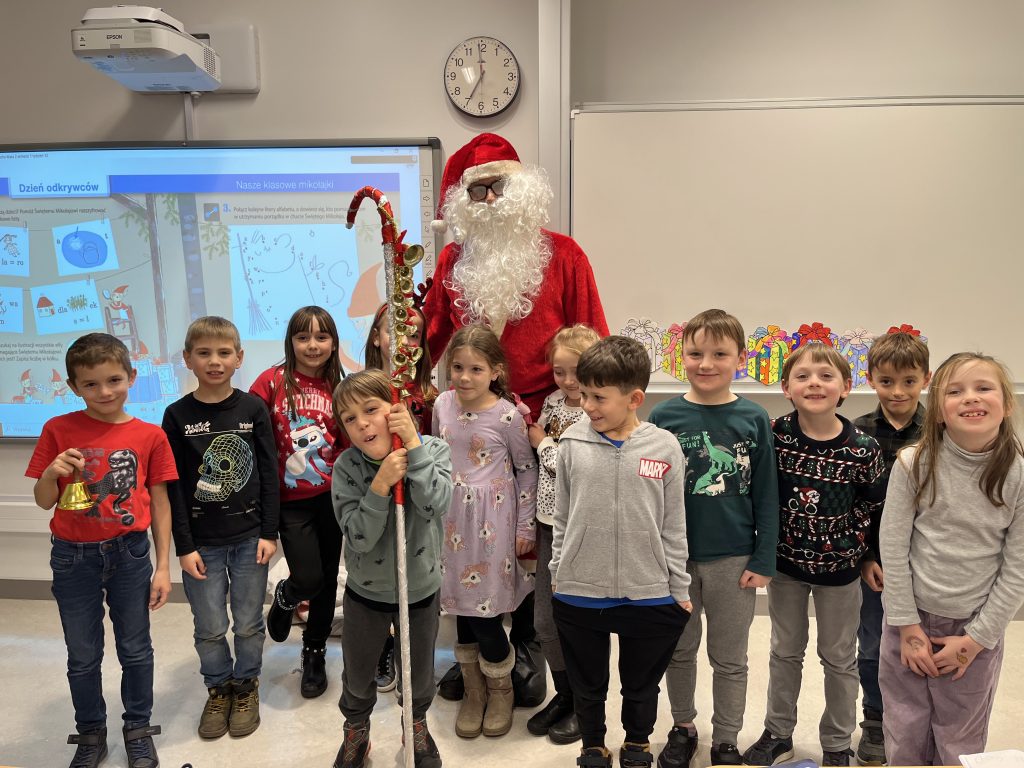 Wizyta Mikołaja w naszej szkole.